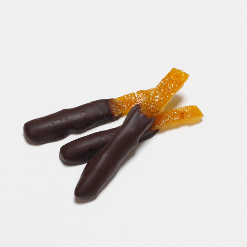 Filetti d’arancia canditi al cioccolato